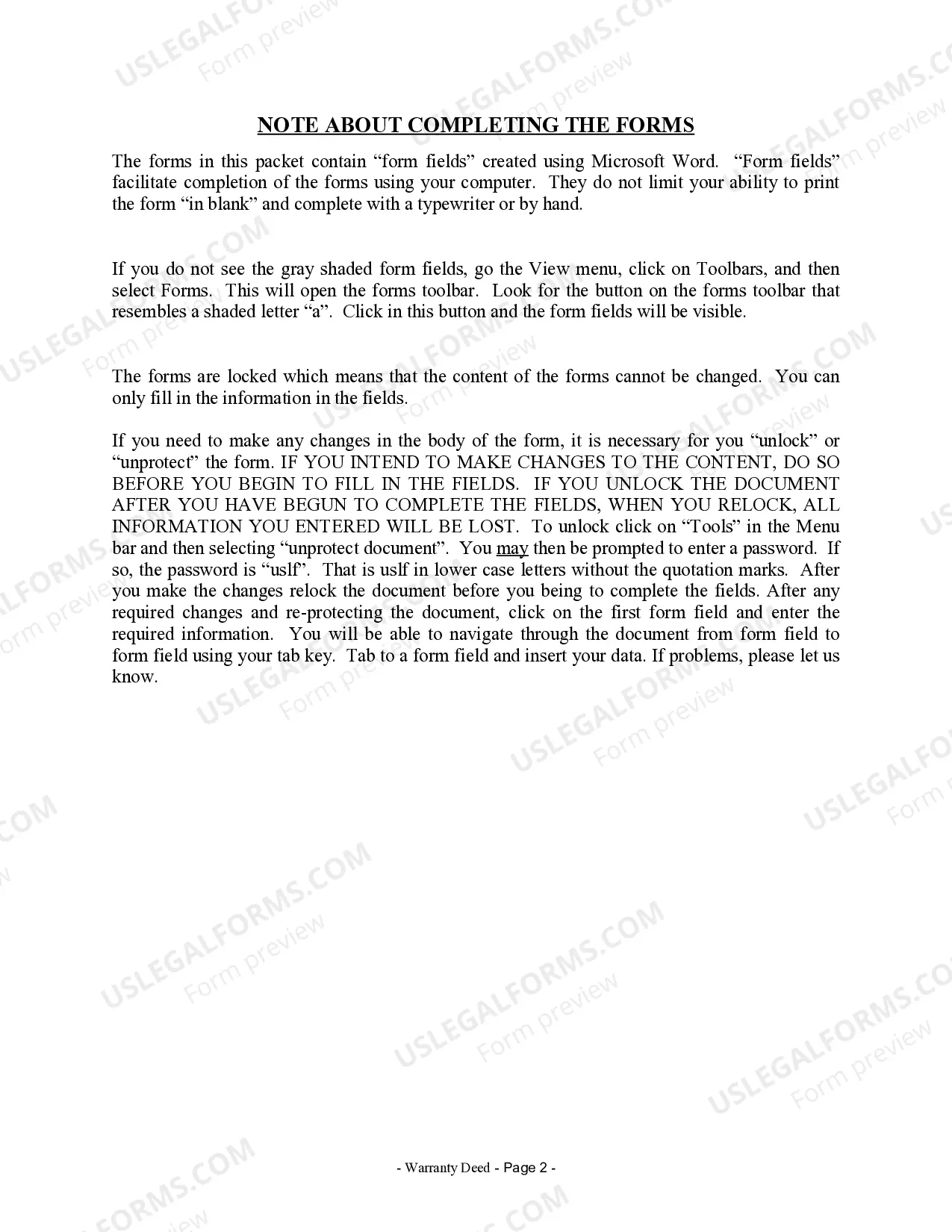 Preview Limited Warranty Deed - Partnership to LLC