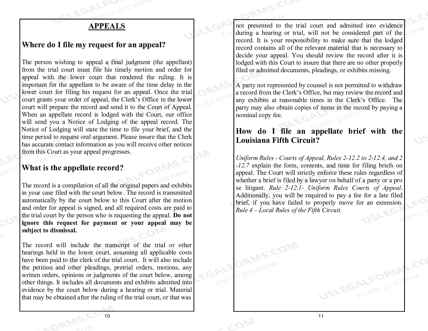 Preview Pro Se Manual