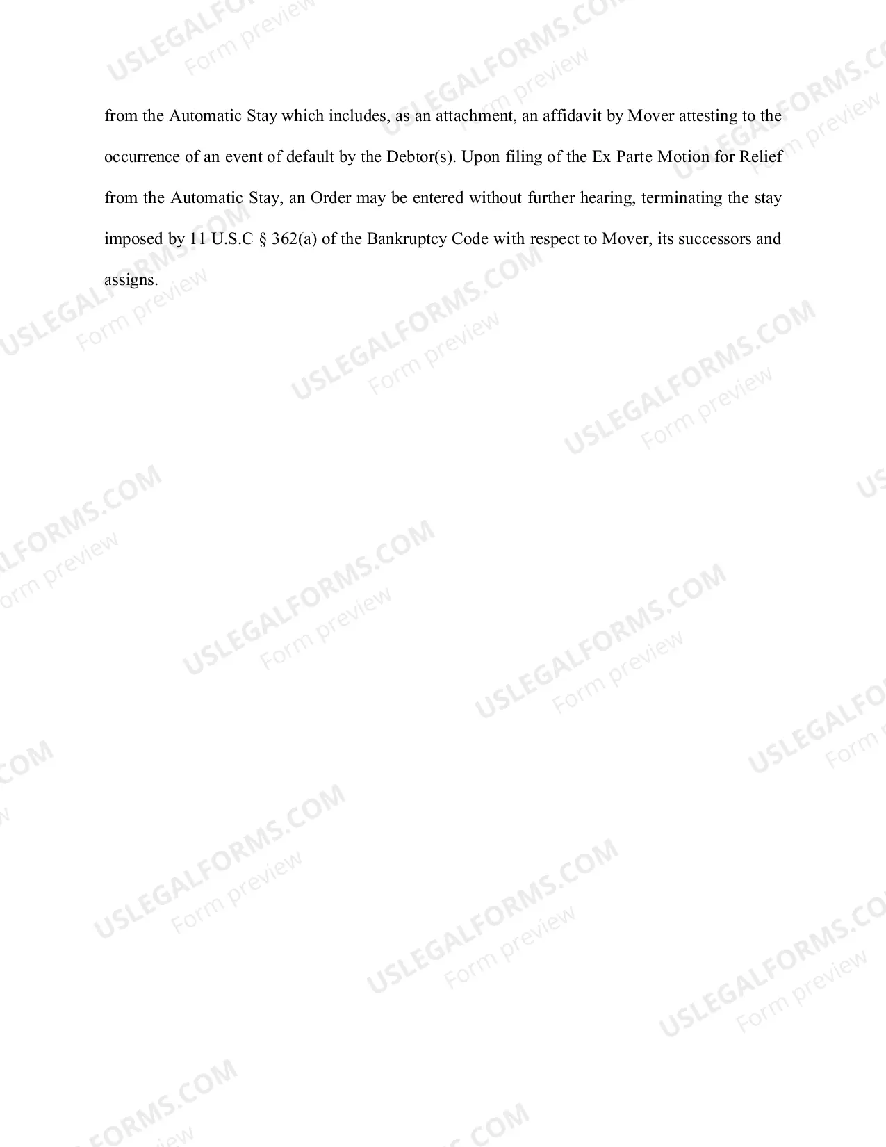 Preview Order Approving Terms of Stipulation