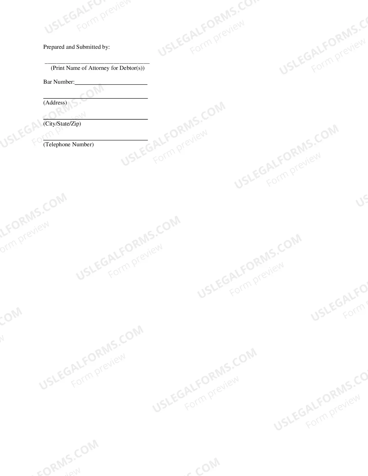 Preview Chapter 11 Final Decree E-Order