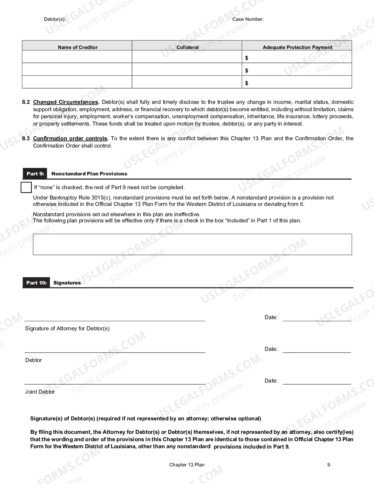 Preview Chapter 13 Plan/Modified Plan (Effective December 1, 2017)