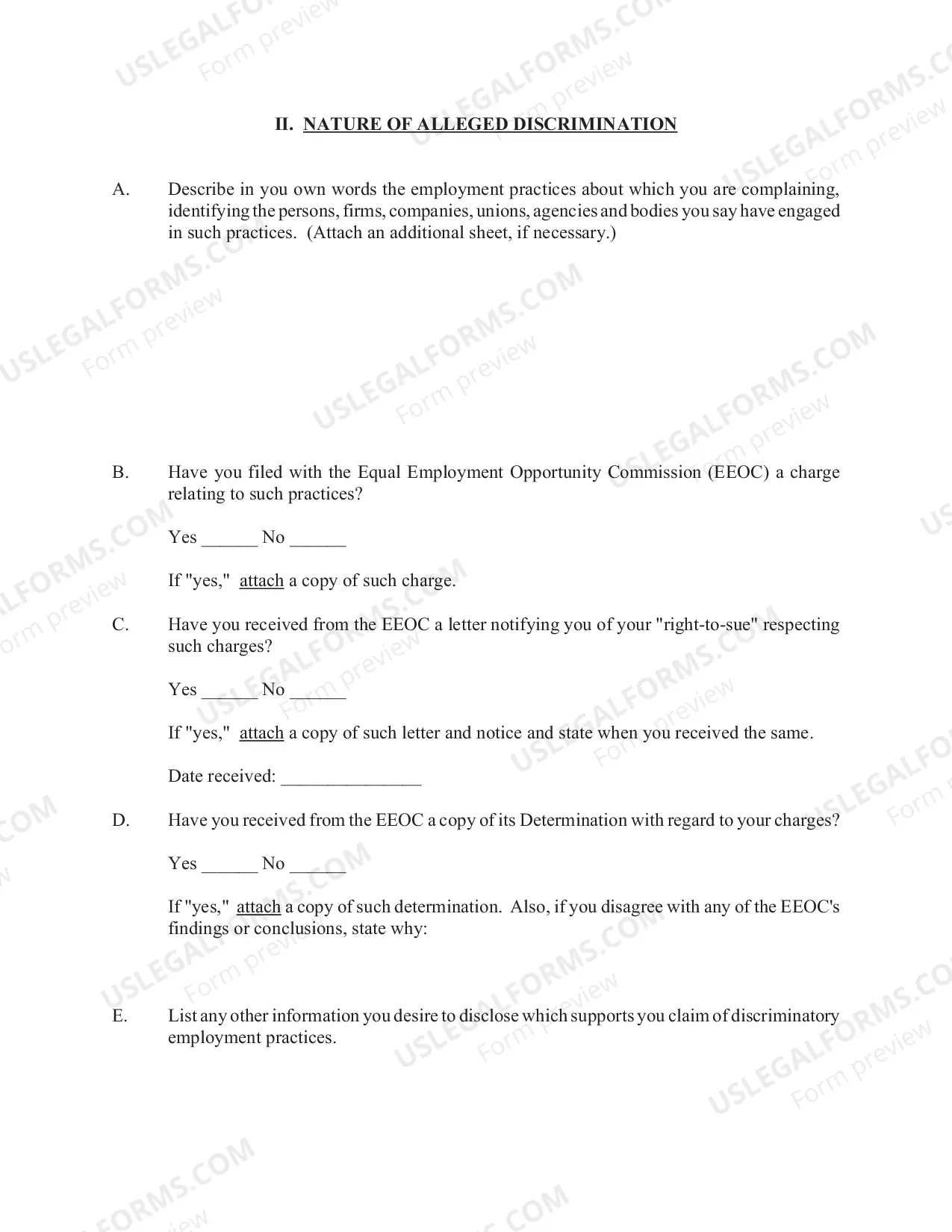 Preview EEOC Complaint & Appointment of Counsel