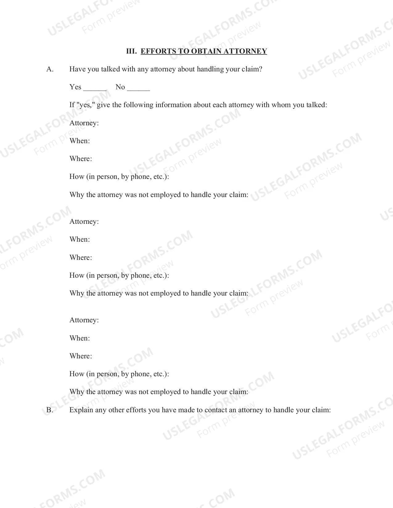 Preview EEOC Complaint & Appointment of Counsel