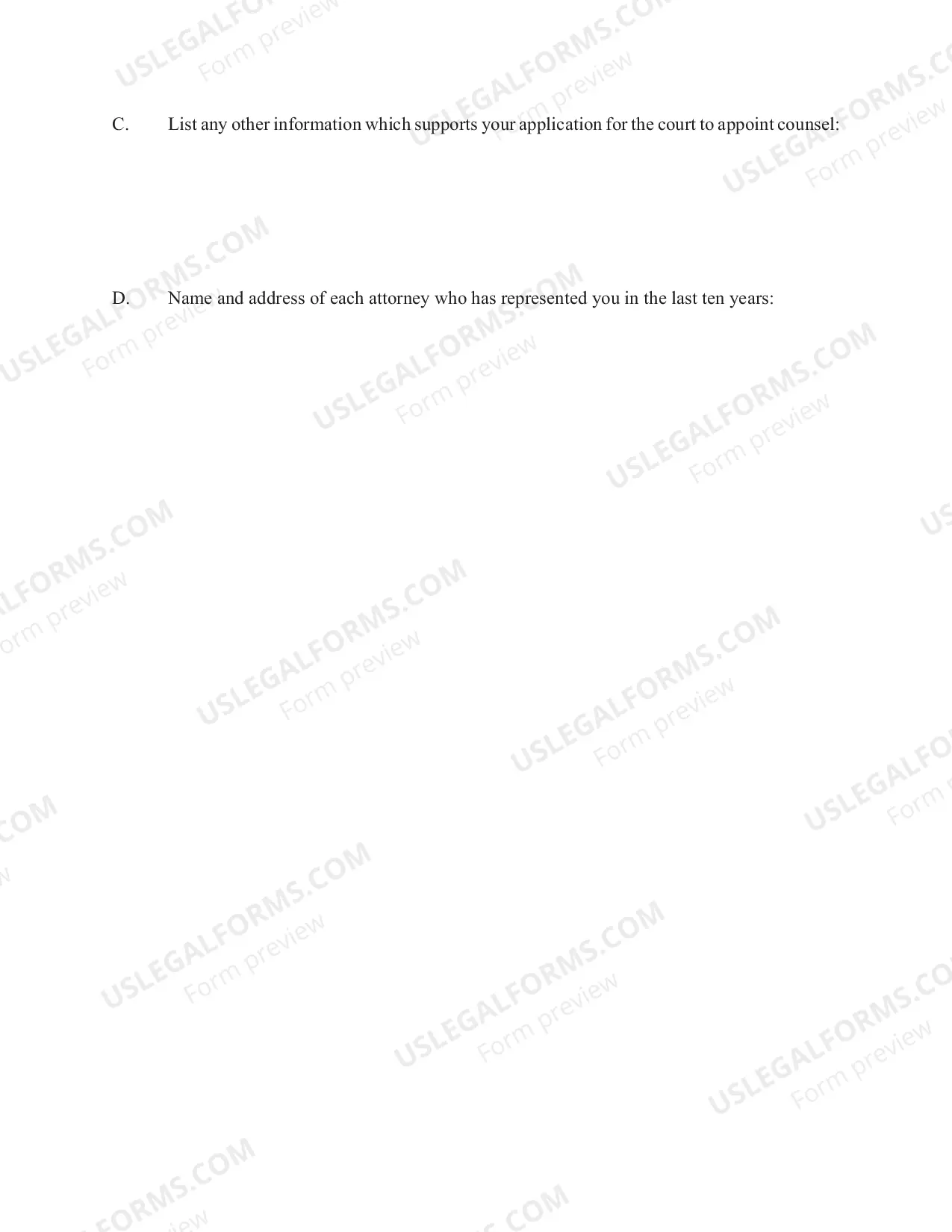 Preview EEOC Complaint & Appointment of Counsel