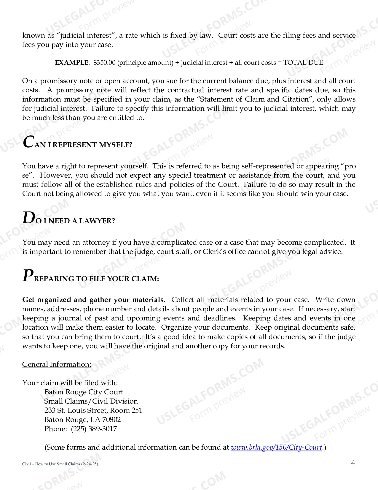 Preview How to Use Small Claims