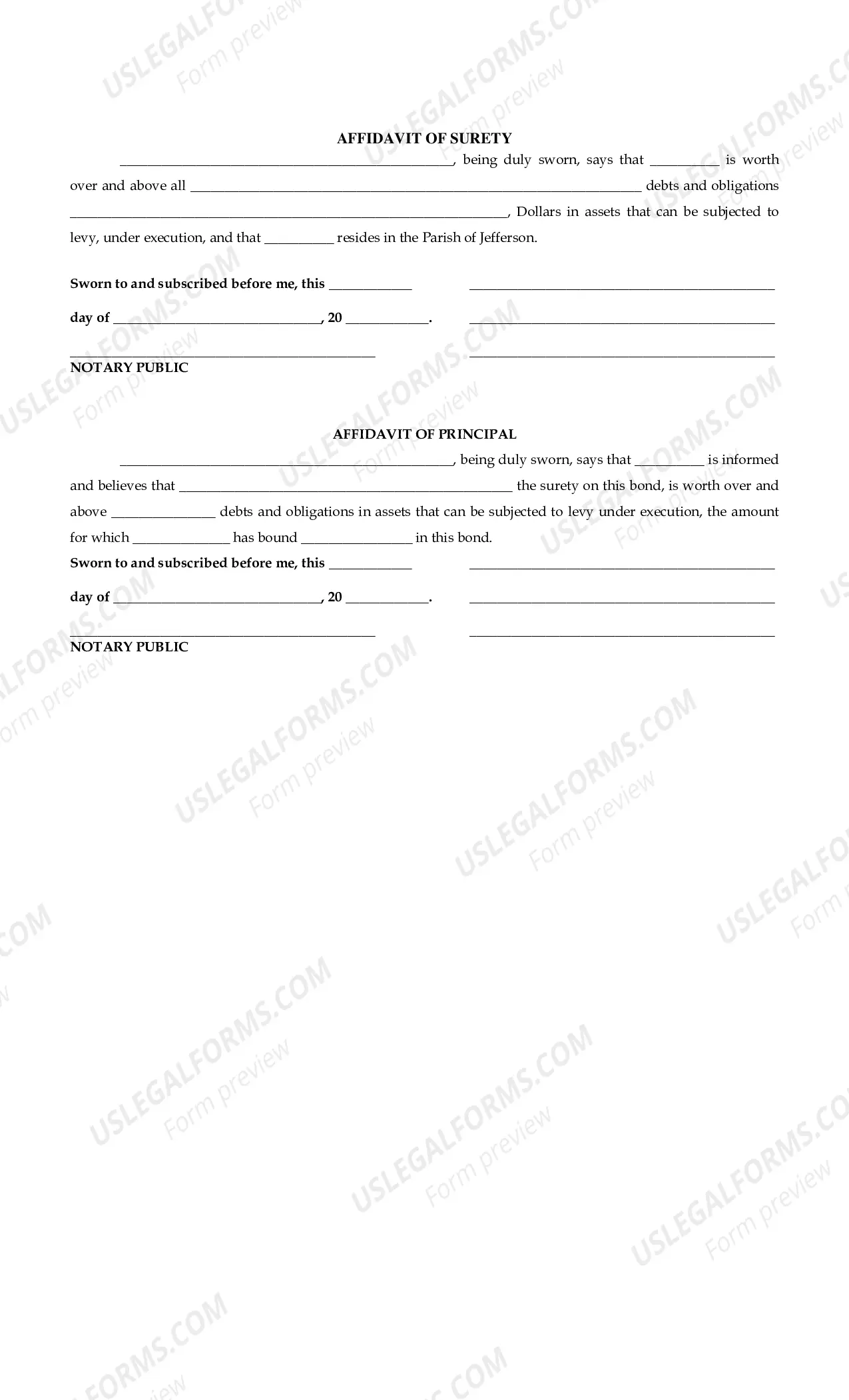 Preview Appeal Bond
