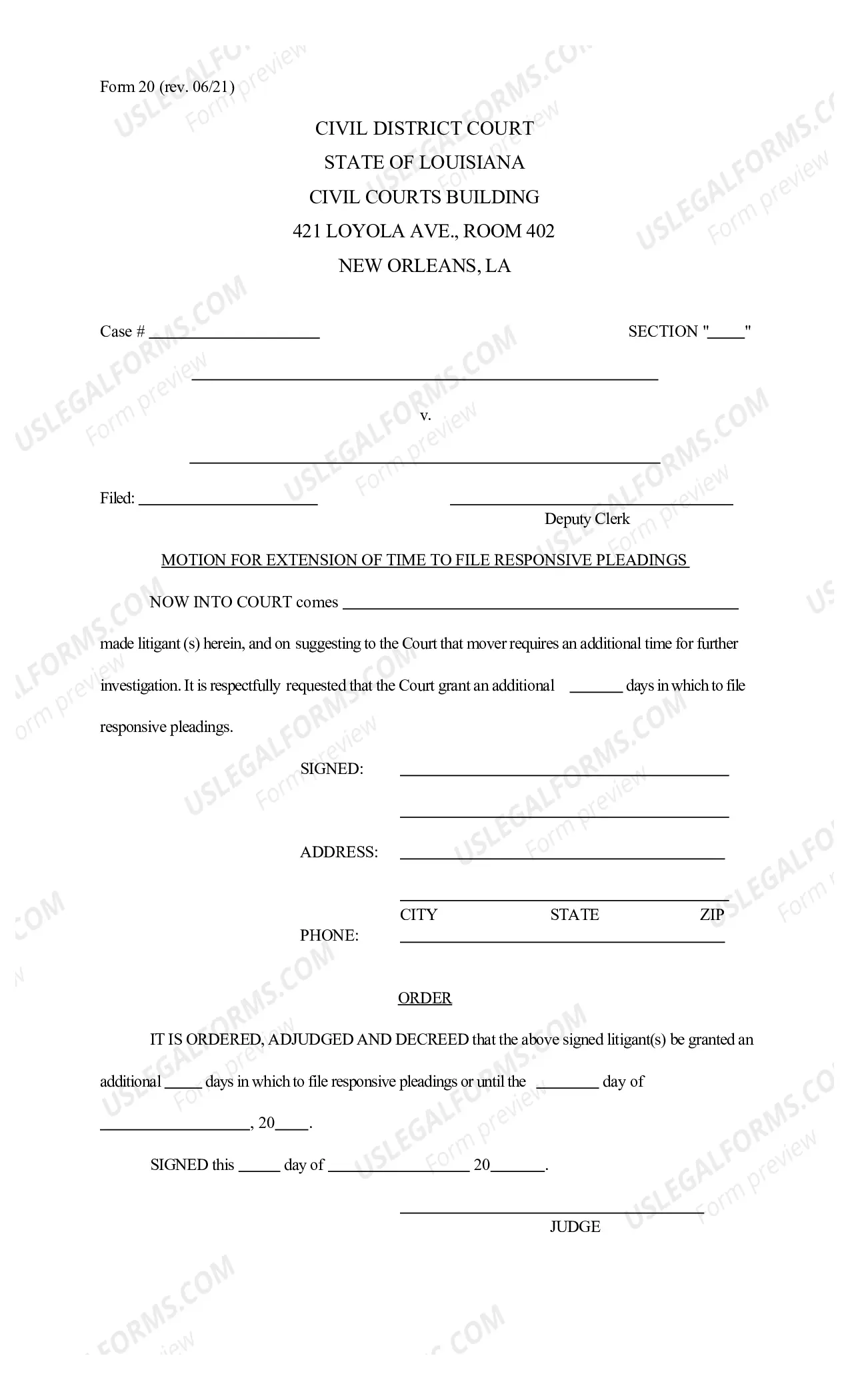 Preview All New Suits Forms (163 KB)