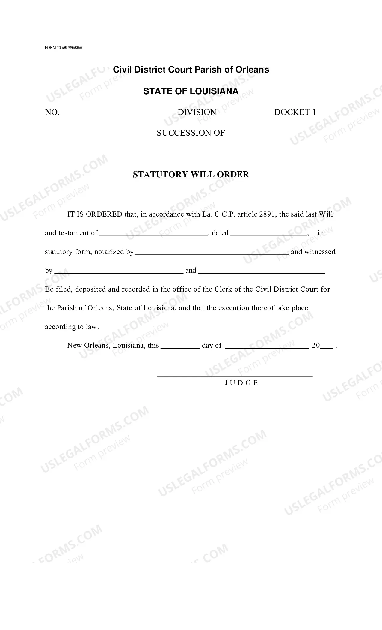 Preview All Succession Forms (43 KB)