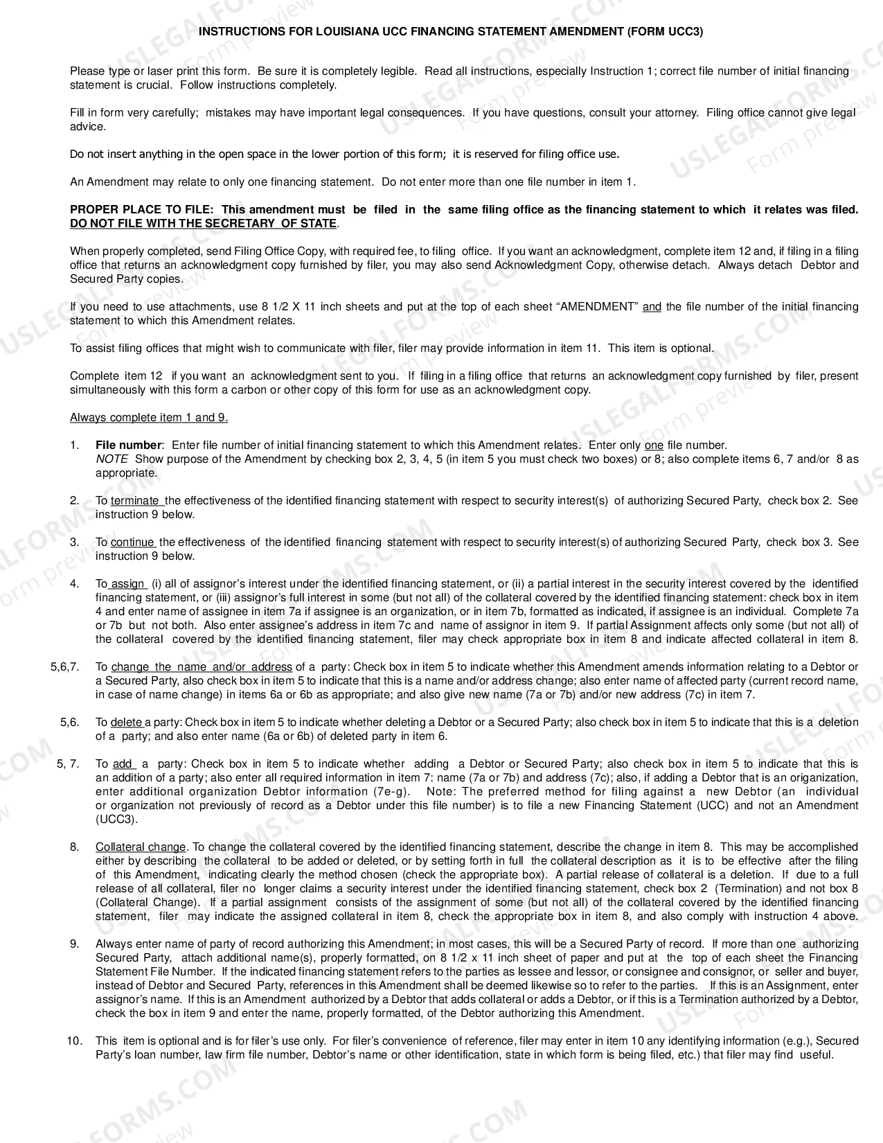 Preview Uniform Commercial Code - Amendment