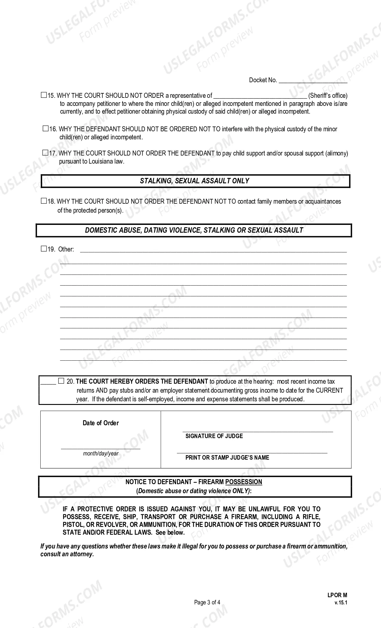 Preview Rule to Show Cause Why Protective Order Should Not Issue
