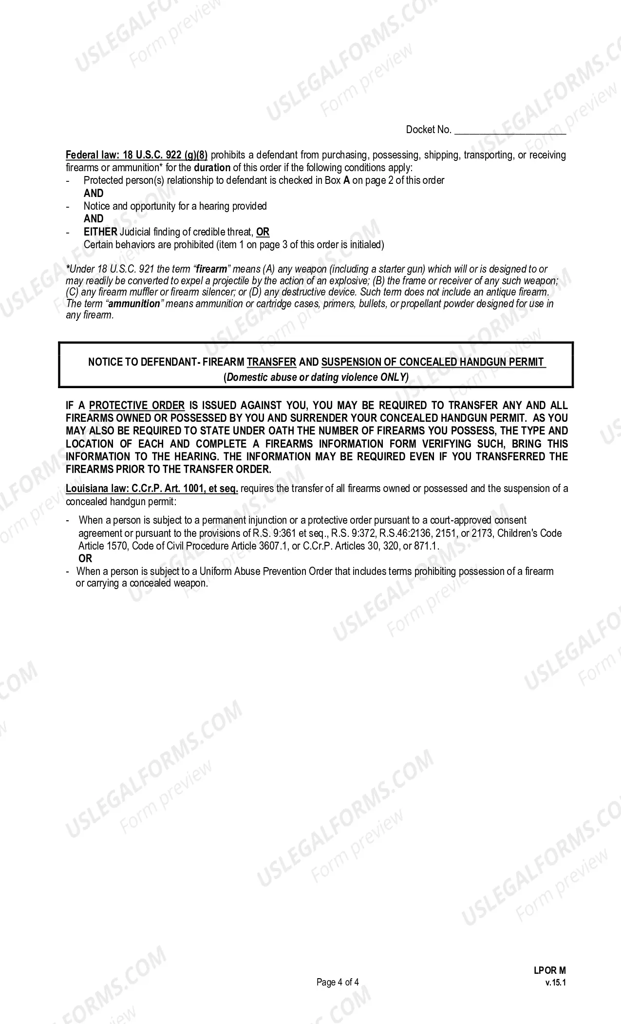 Preview Rule to Show Cause Why Protective Order Should Not Issue