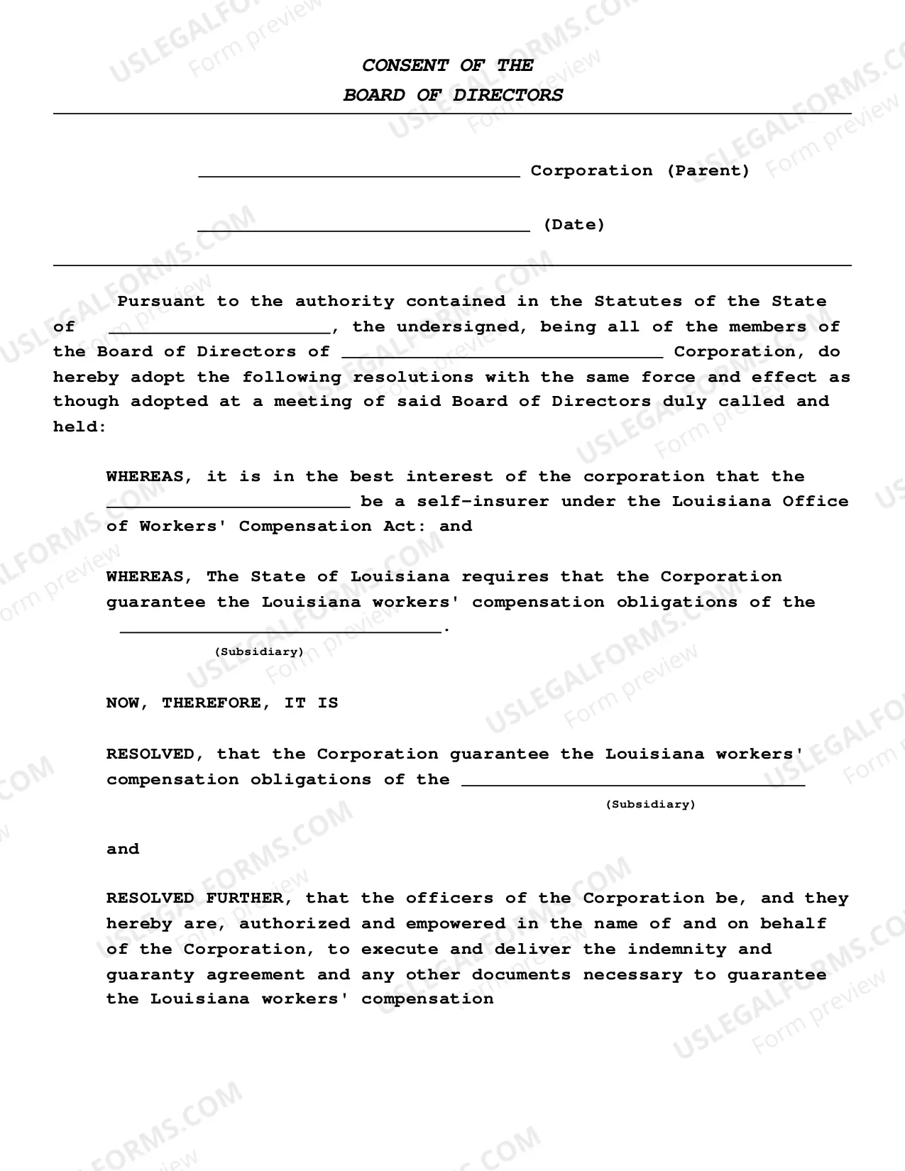 Preview Indemnity And Guaranty Agreement