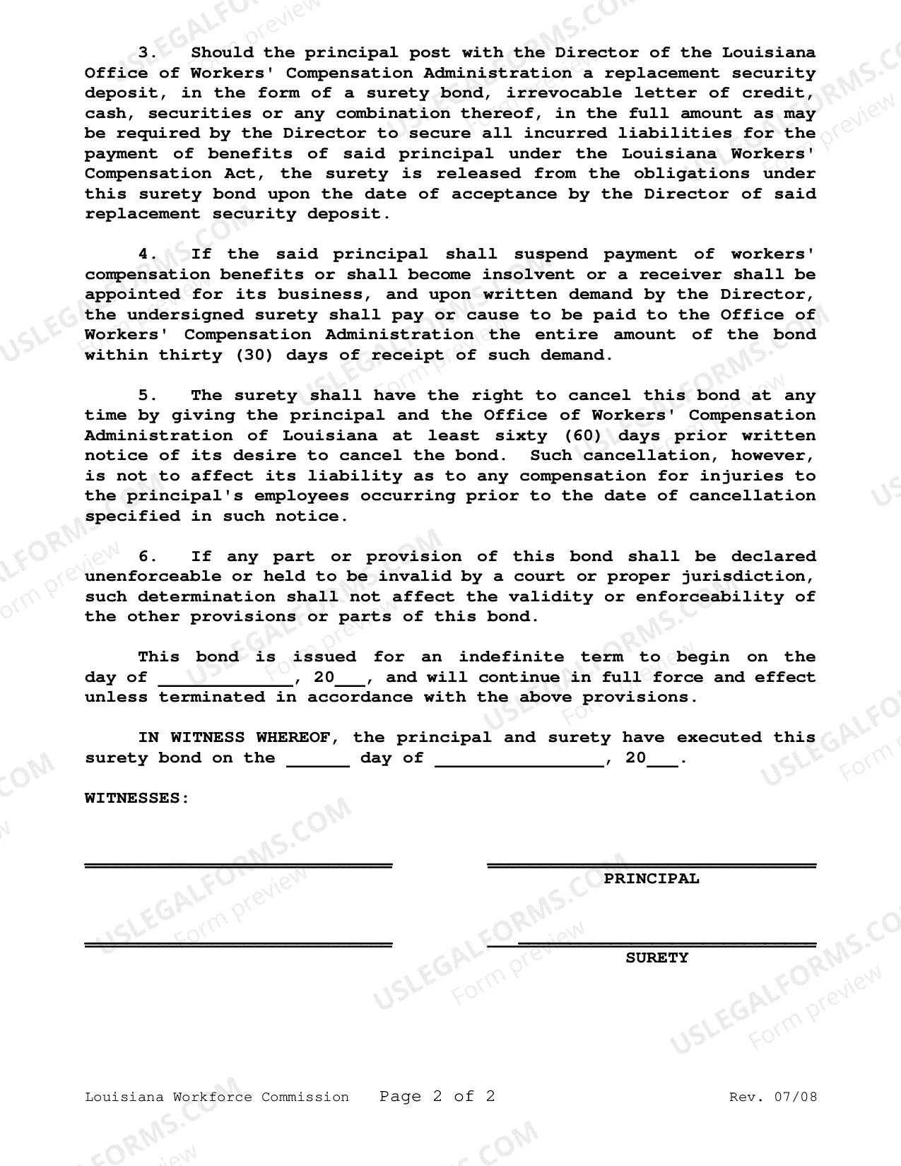 Preview Surety Bond