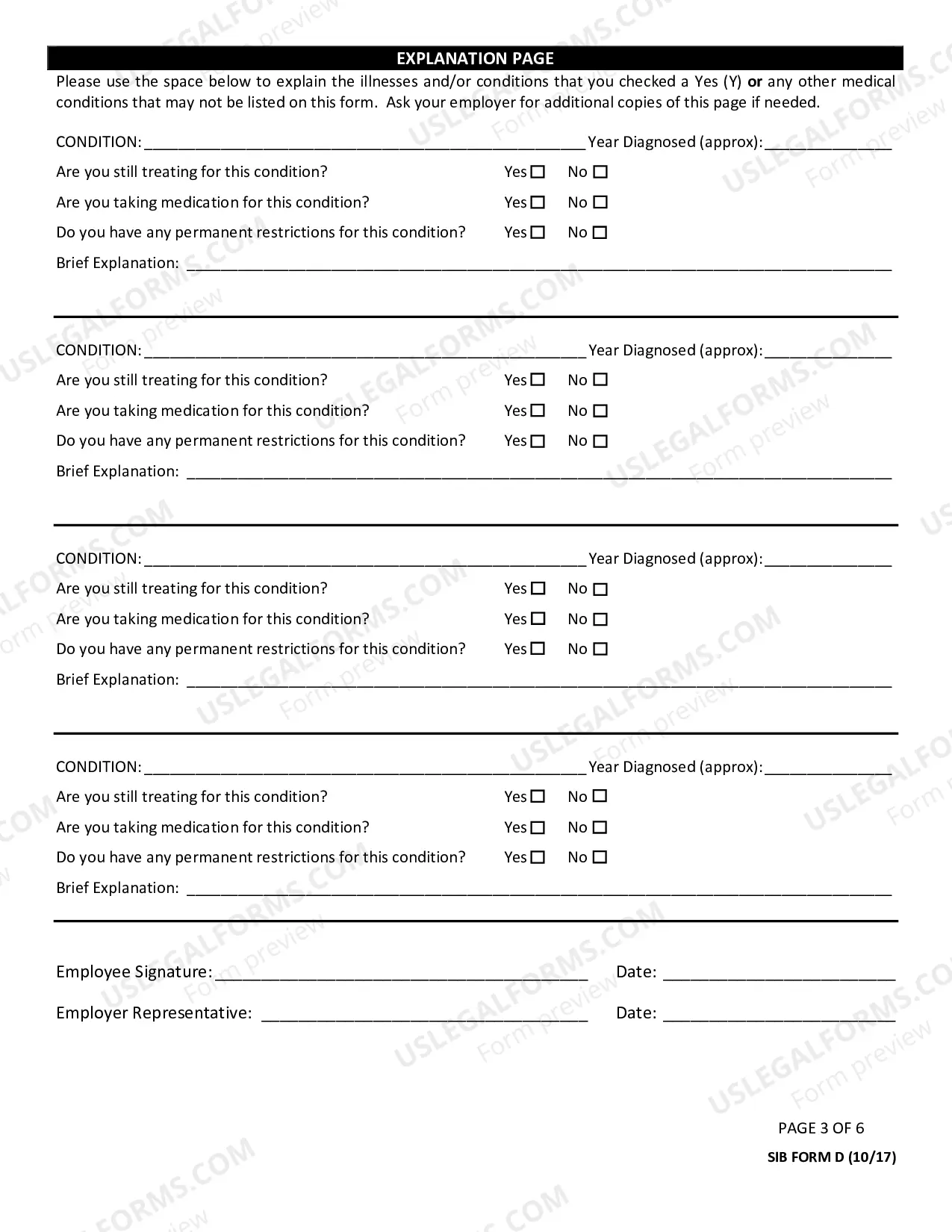 Preview Second Injury Board Knowledge Questionaire