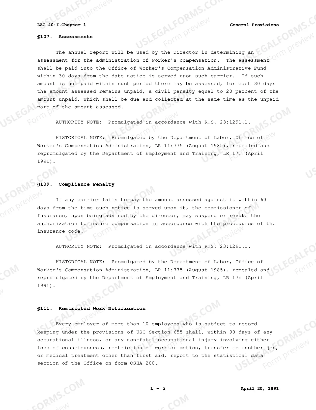 Preview General Provisions