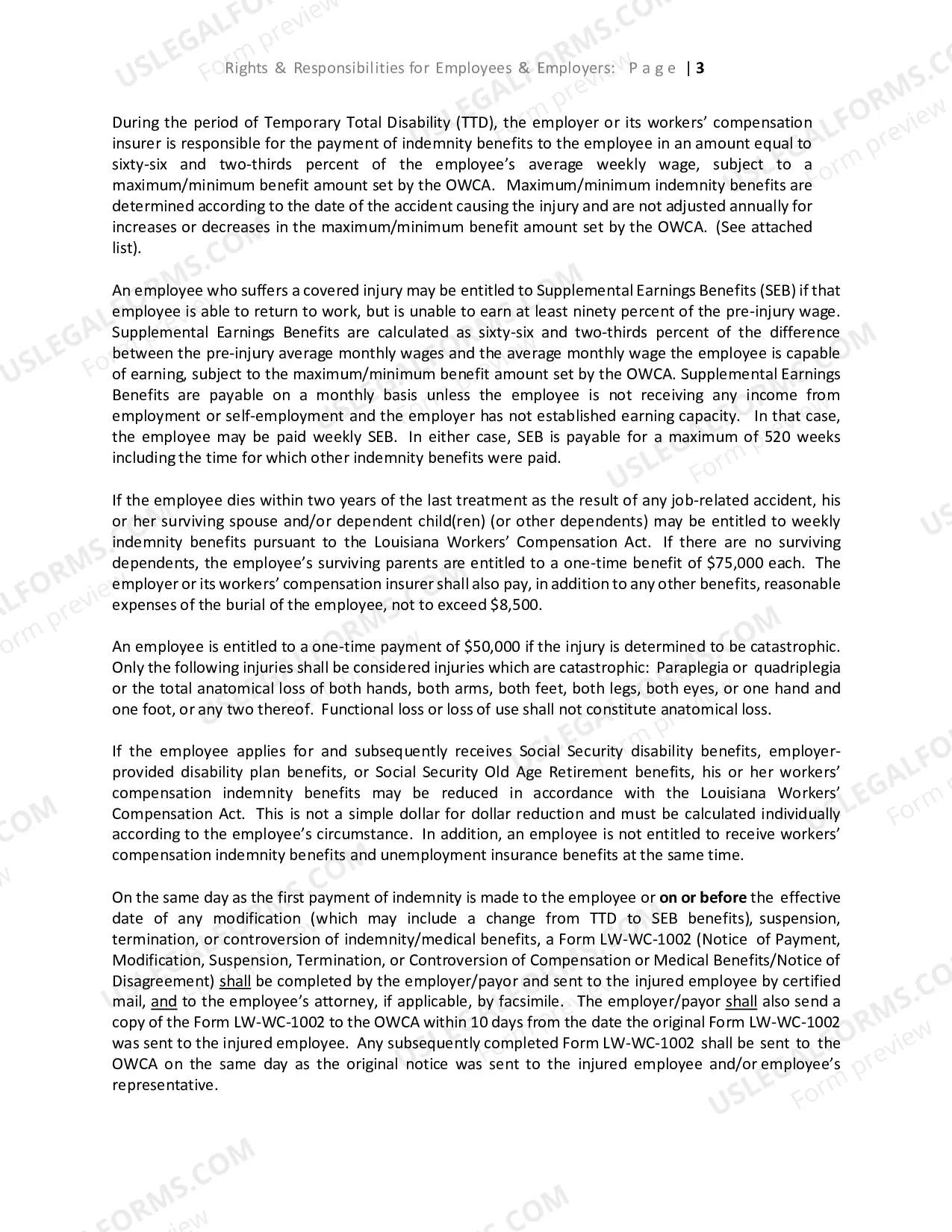 Preview Rights and Responsibilities in Workers' Compensation New