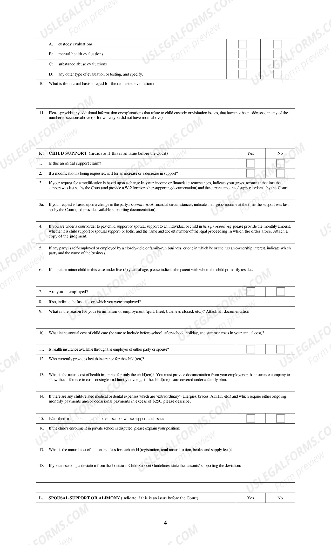 Preview Hearing Officer Conference Affidavit form