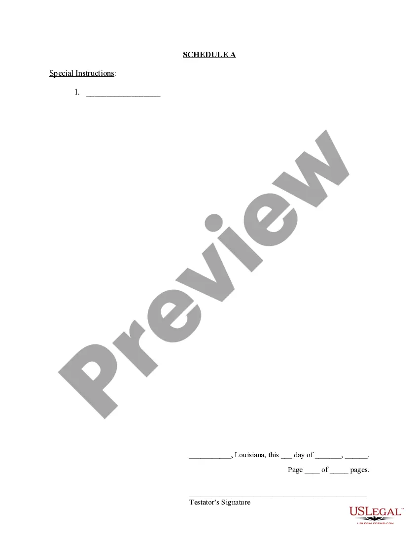 Preview Codicil to Will Form for Amending Your Will - Testamentary Pet Trust