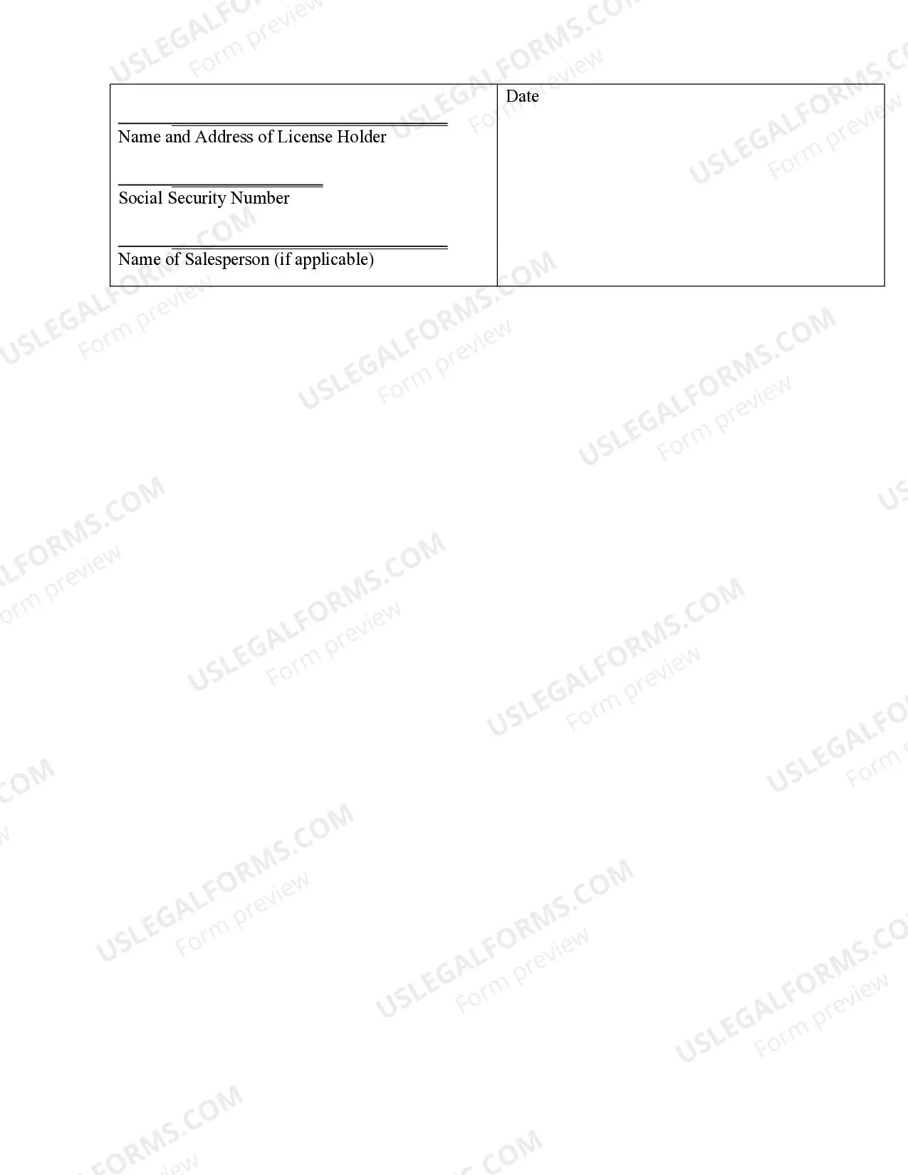 Preview Landscape Contract for Contractor