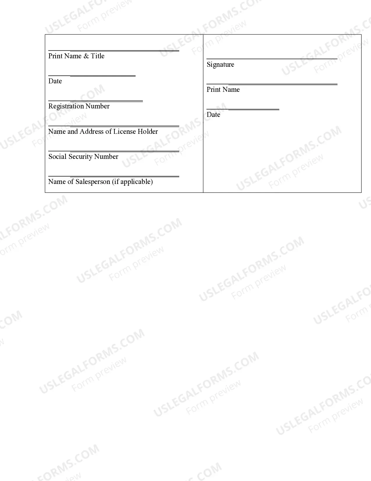 Preview Excavator Contract for Contractor