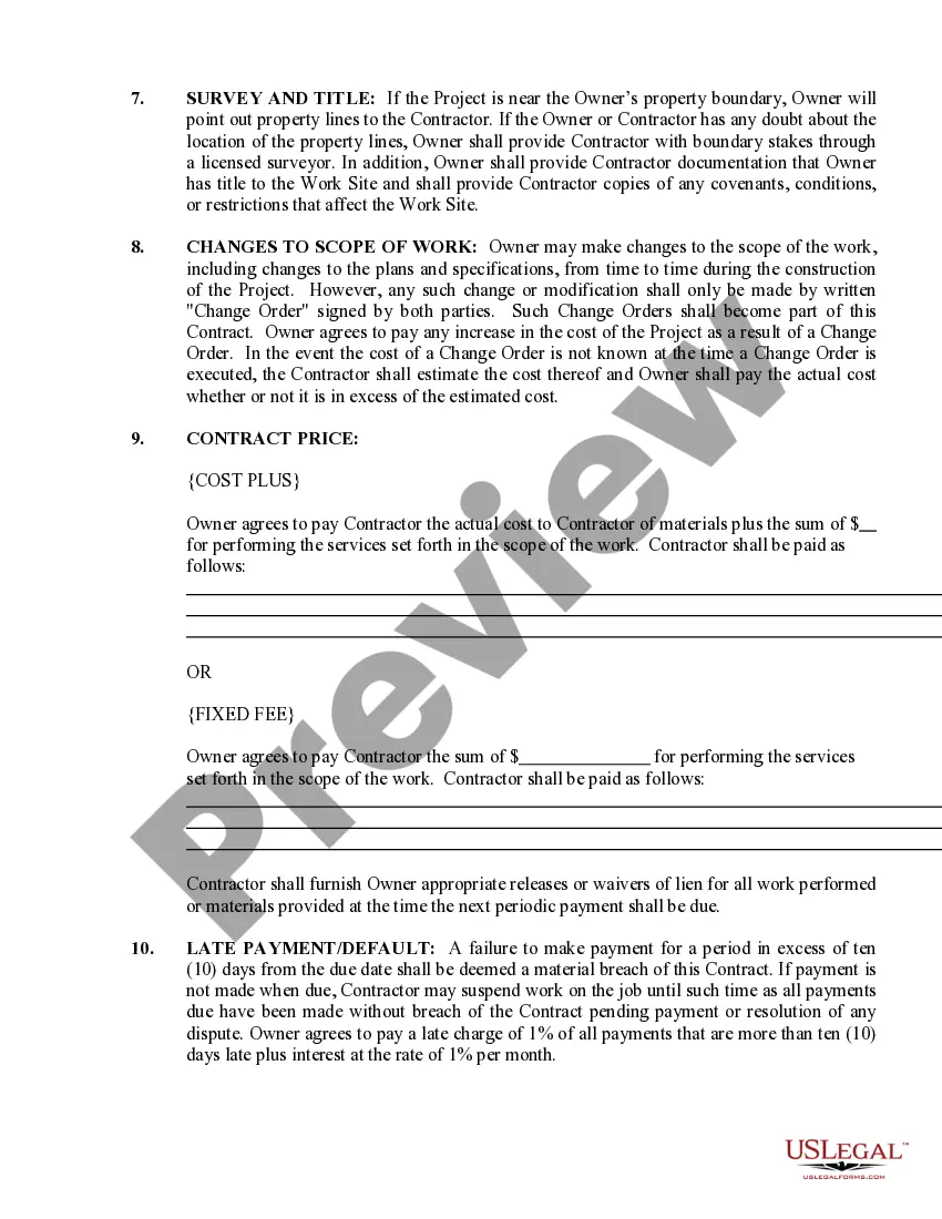 Preview Demolition Contract for Contractor