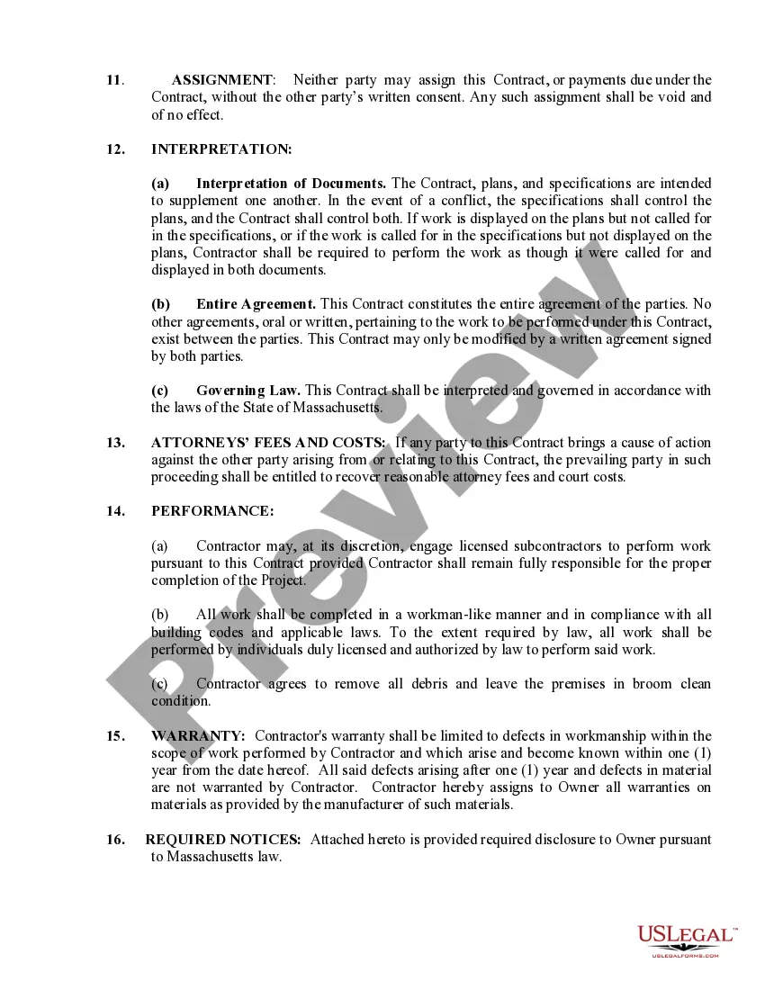 Preview Demolition Contract for Contractor