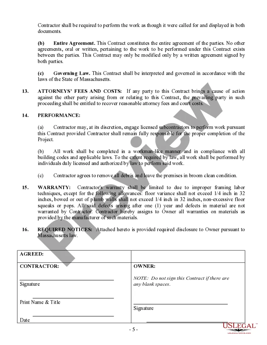 Preview Framing Contract for Contractor