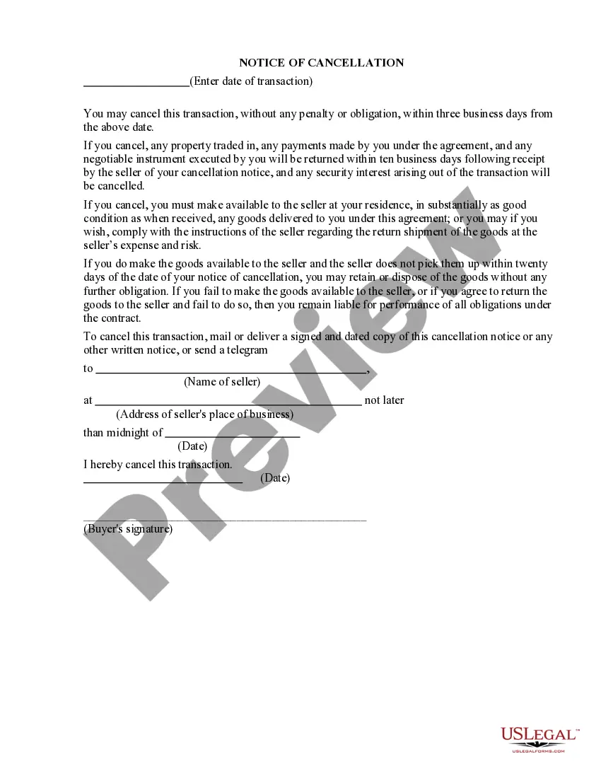 Preview Security Contract for Contractor