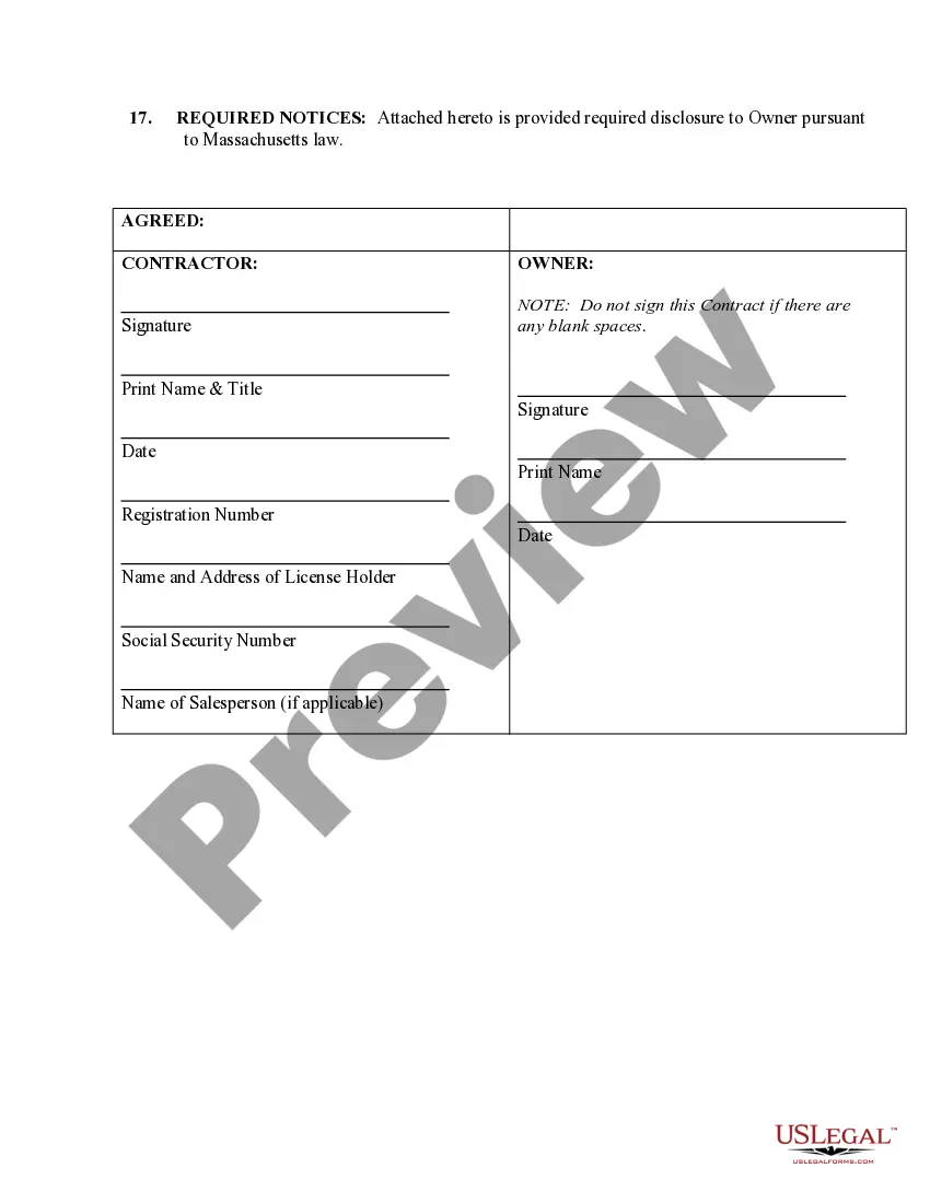 Preview Paving Contract for Contractor