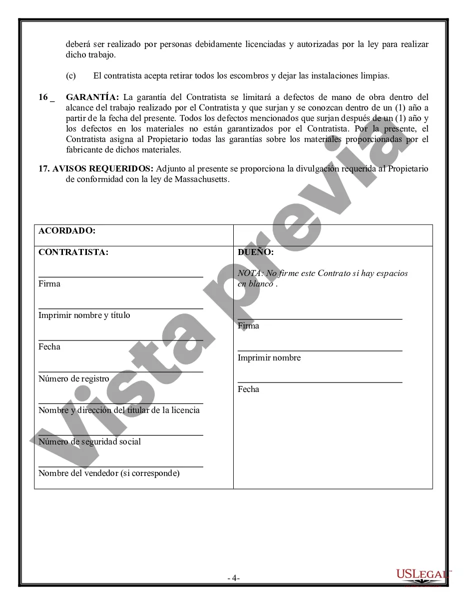 Preview Contrato de trabajo en el sitio para el contratista