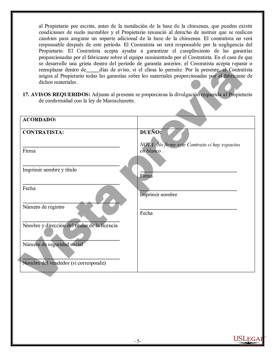 Preview Contrato de Fundación para Contratista