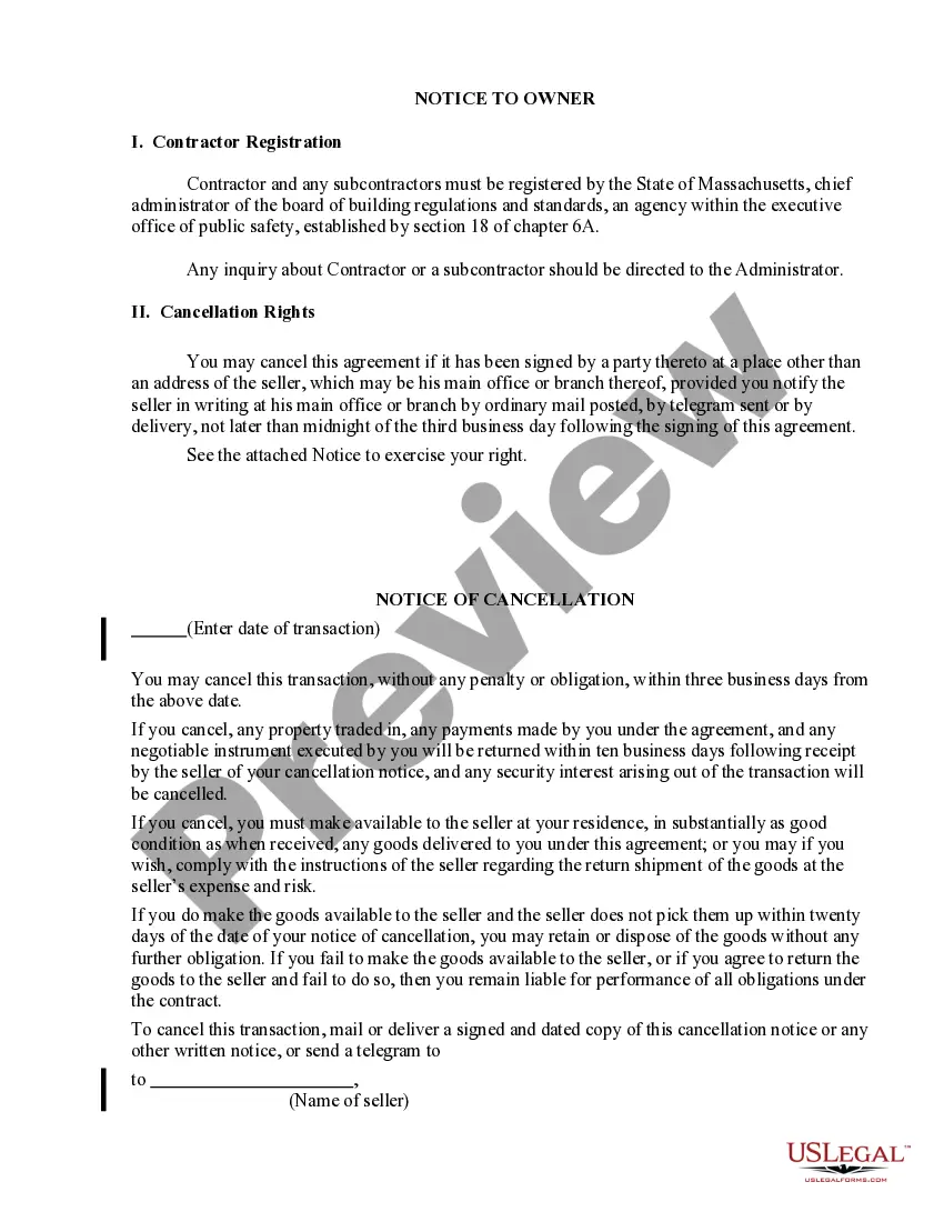 Preview Foundation Contract for Contractor