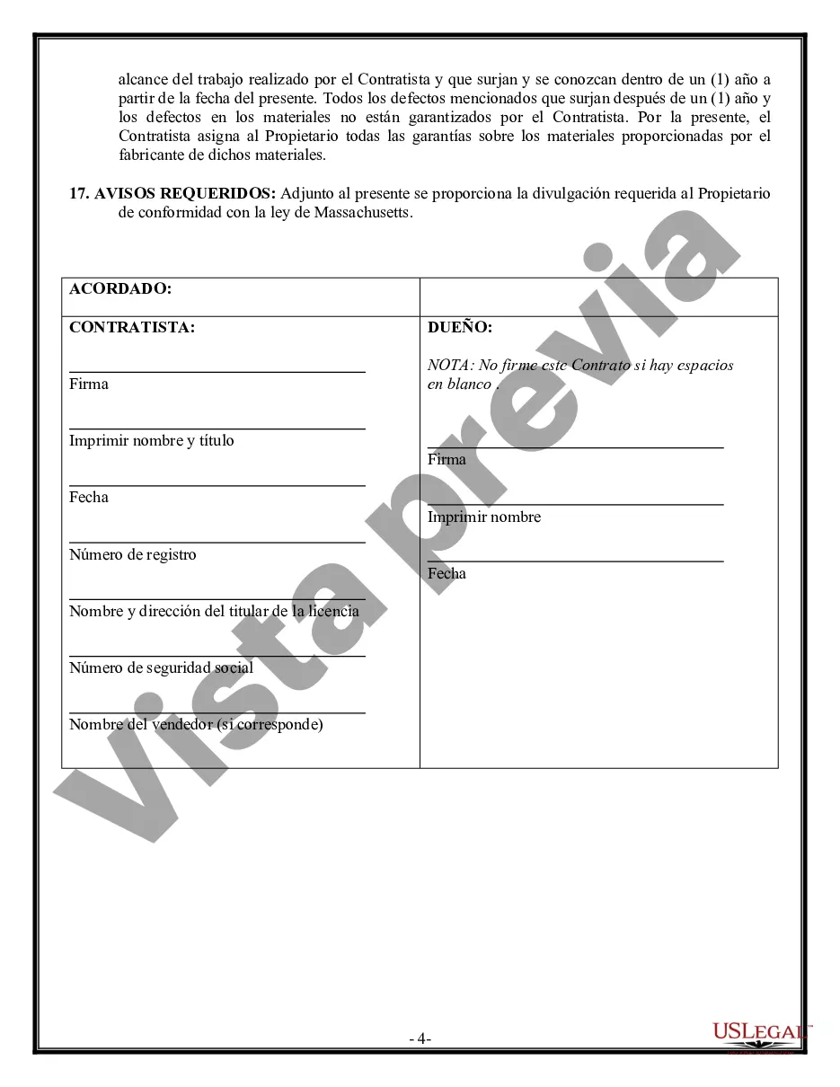 Preview Costo del contrato de construcción más o tarifa fija