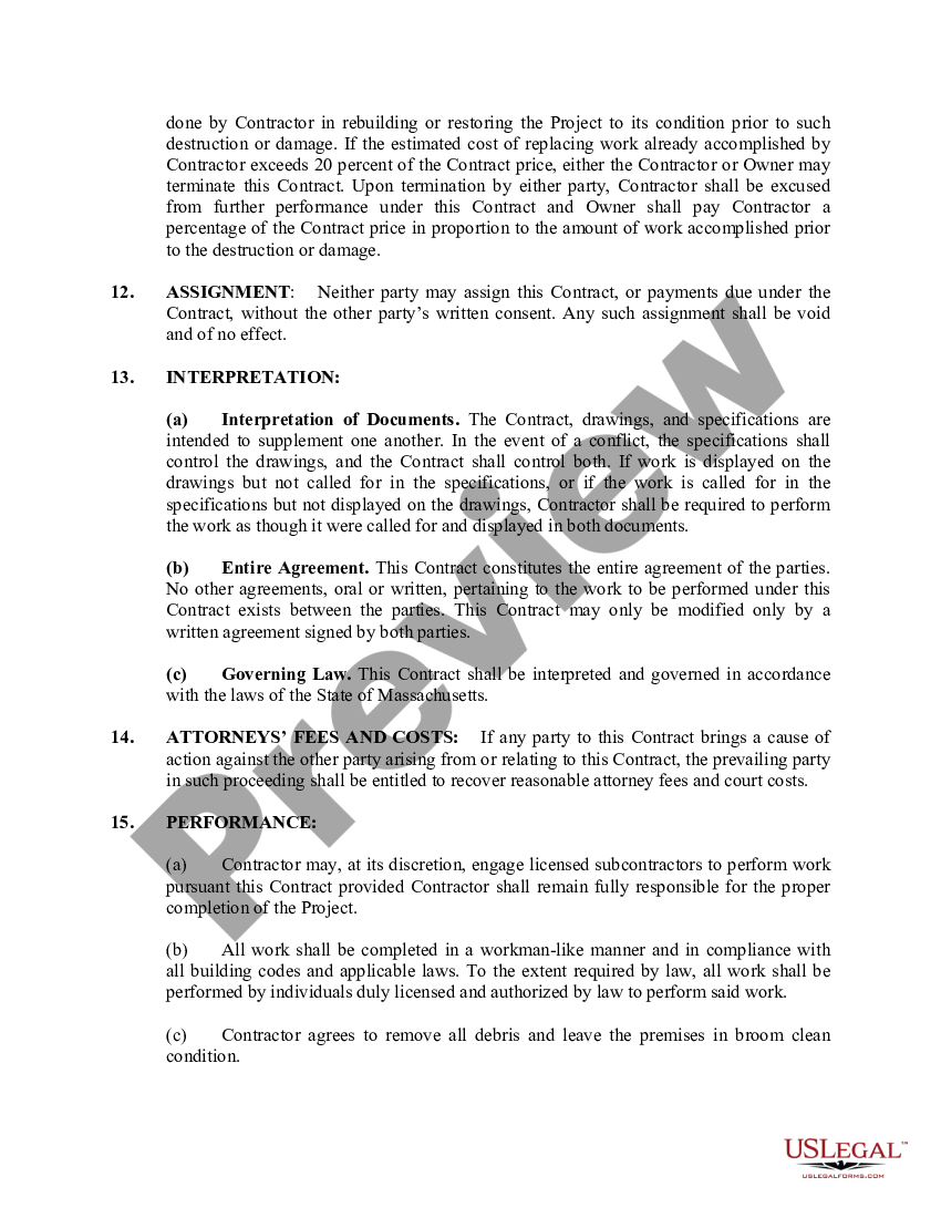 Cost Plus Contract With Ceiling Figure | US Legal Forms