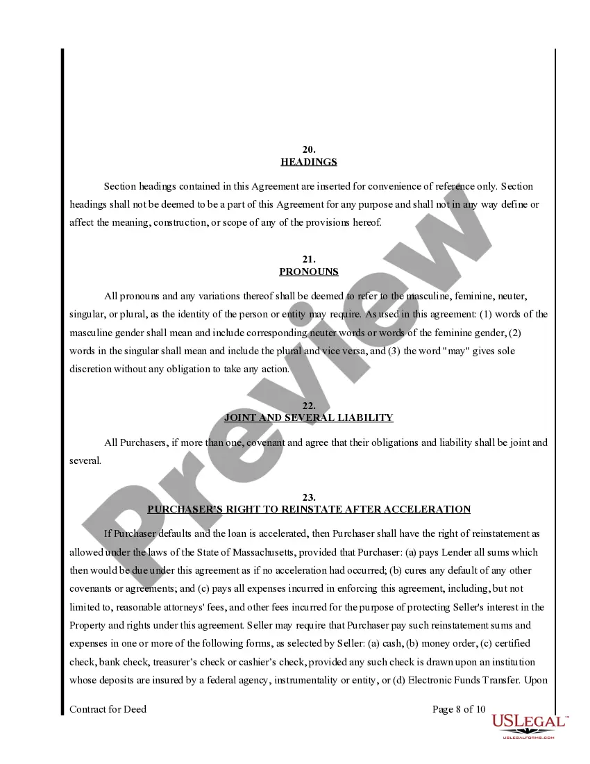Get Agreement or Contract for Deed for Sale and Purchase of Real Estate a/k/a Land or Executory Contract Preview Agreement or Contract for Deed for Sale and Purchase of Real Estate a/k/a Land or Executory Contract