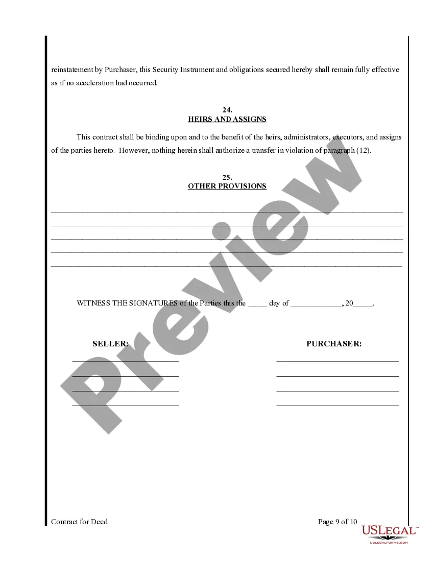 Get Agreement or Contract for Deed for Sale and Purchase of Real Estate a/k/a Land or Executory Contract Preview Agreement or Contract for Deed for Sale and Purchase of Real Estate a/k/a Land or Executory Contract