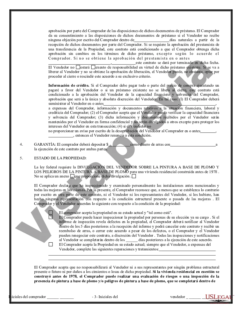 Preview Contrato de Compraventa de Bienes Inmuebles sin Corredor para Acuerdo de Venta de Casa Residencial