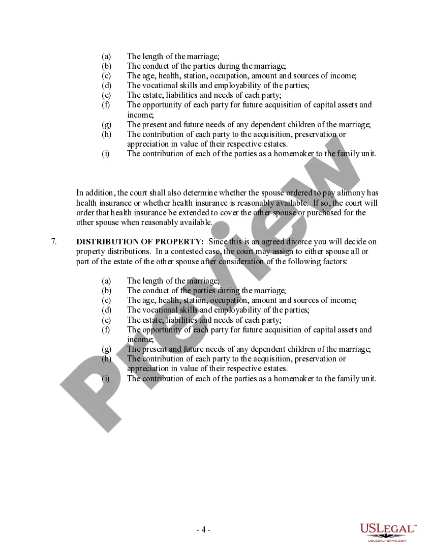Preview Massachusetts No-Fault Agreed Uncontested Divorce Package for Dissolution of Marriage for Persons with No Children with or without Property and Debts