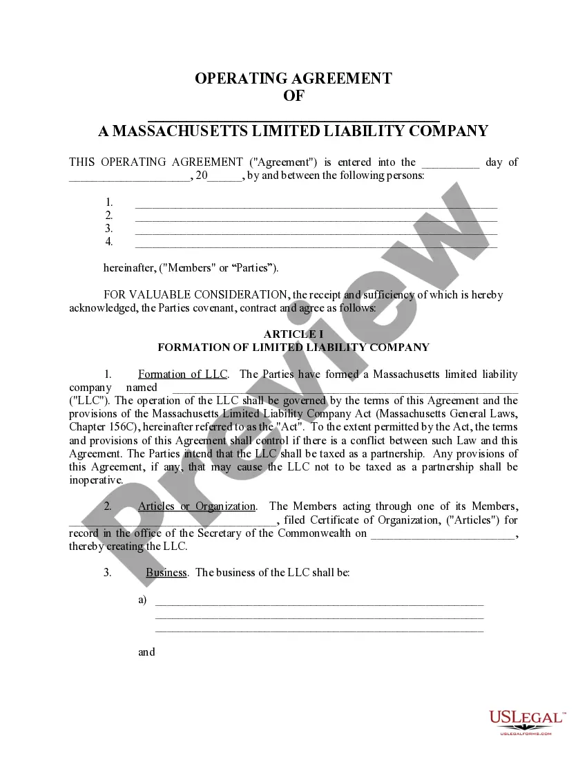Get Limited Liability Company LLC Operating Agreement Preview Limited Liability Company LLC Operating Agreement