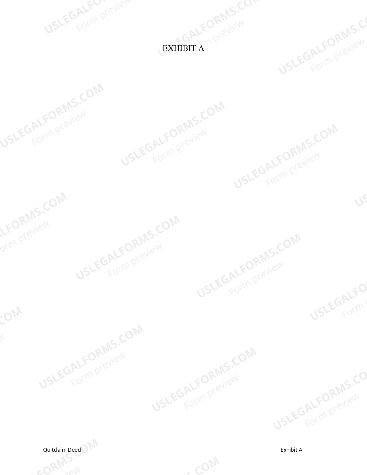 Preview Quitclaim Deed from Individual to Husband and Wife