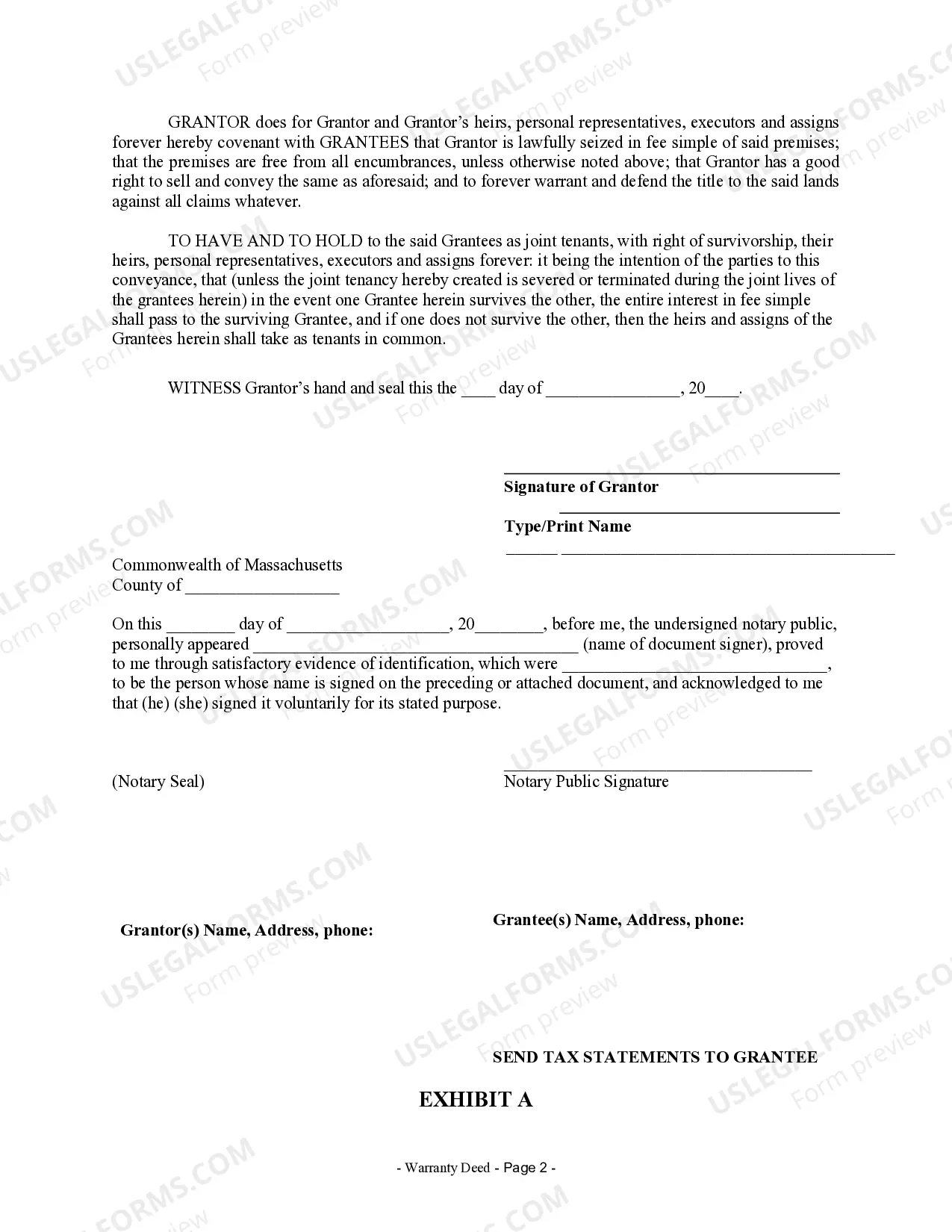 Preview Warranty Deed from Individual to Husband and Wife