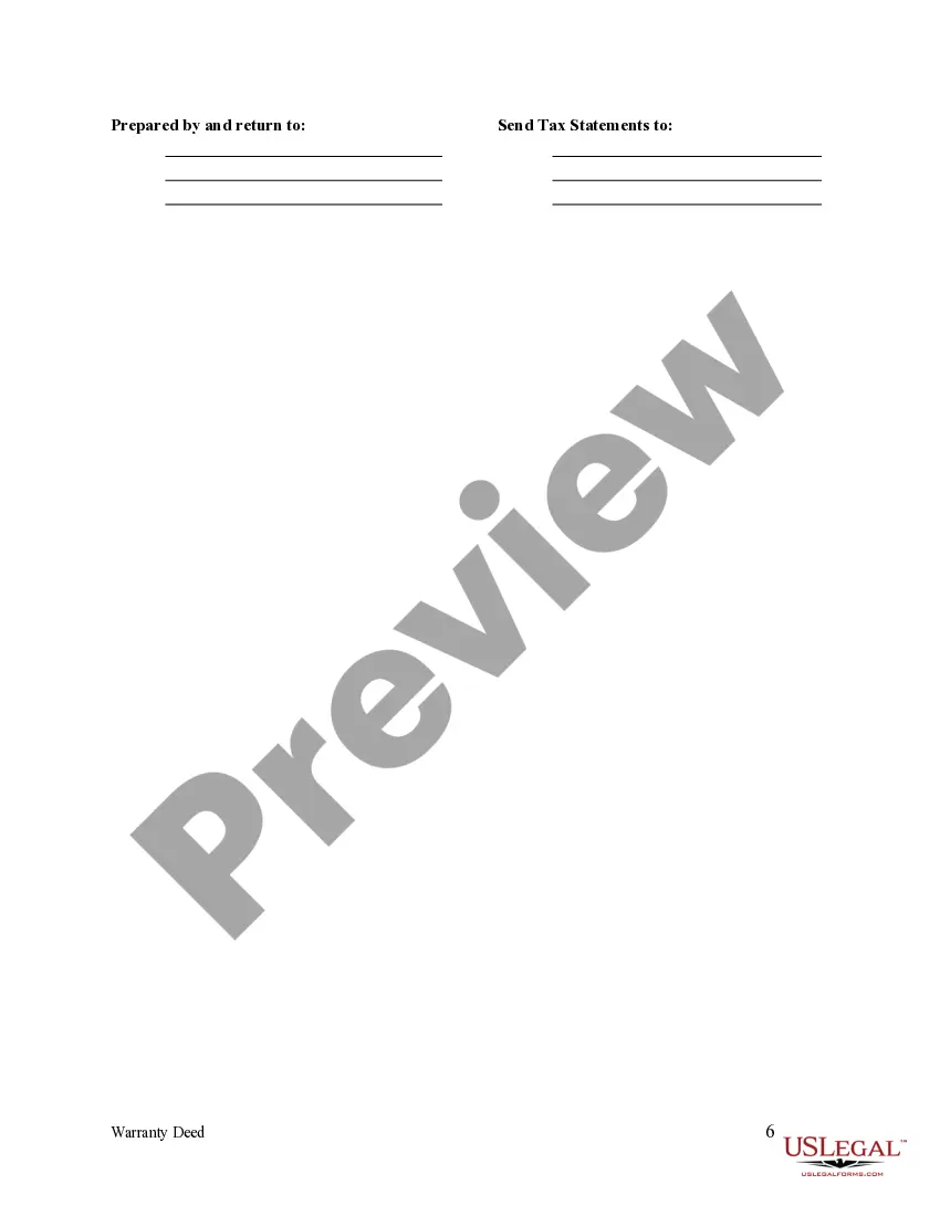 Get Warranty Deed from One Individual to Two Individuals Preview Warranty Deed from One Individual to Two Individuals