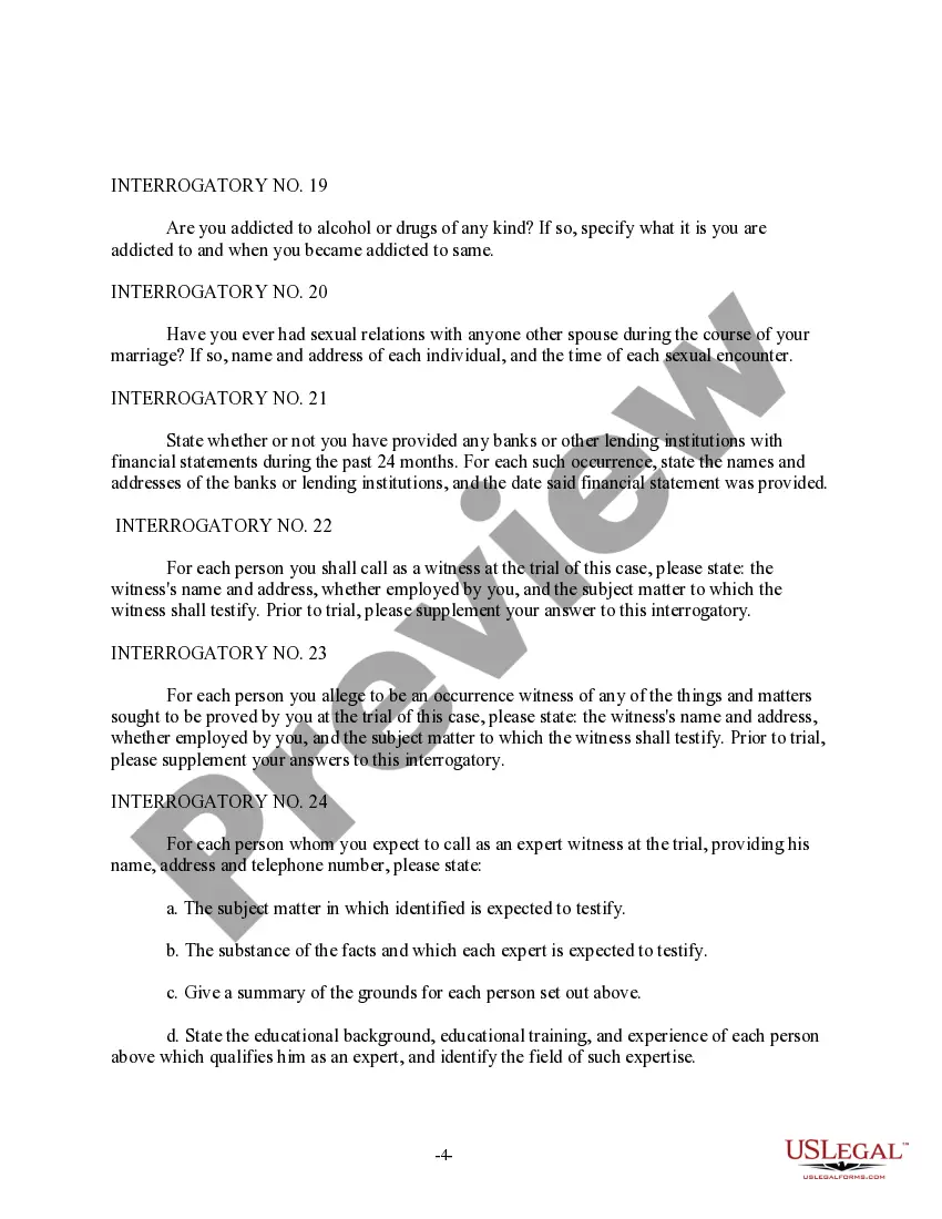Get Discovery Interrogatories from Plaintiff to Defendant with Production Requests Preview Discovery Interrogatories from Plaintiff to Defendant with Production Requests