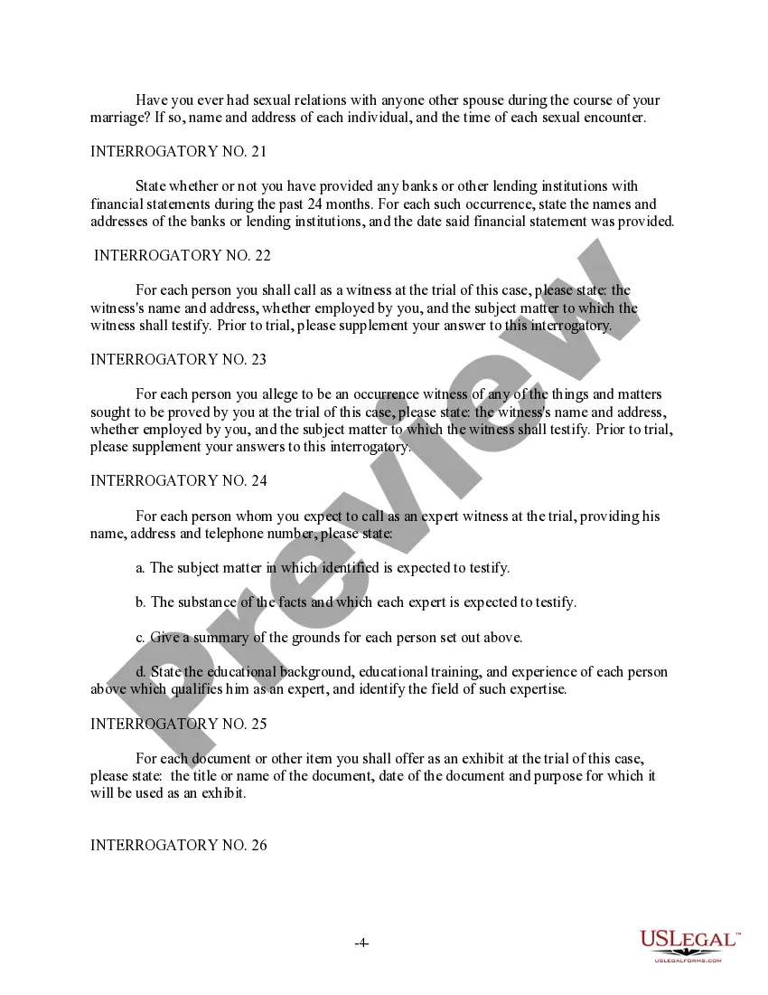 Get Discovery Interrogatories from Defendant to Plaintiff with Production Requests Preview Discovery Interrogatories from Defendant to Plaintiff with Production Requests