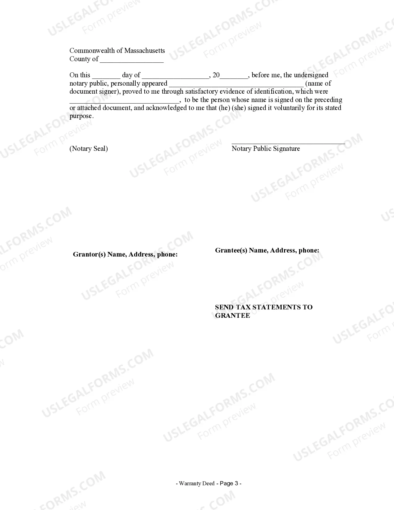 Preview Warranty Deed from two Individuals to Husband and Wife