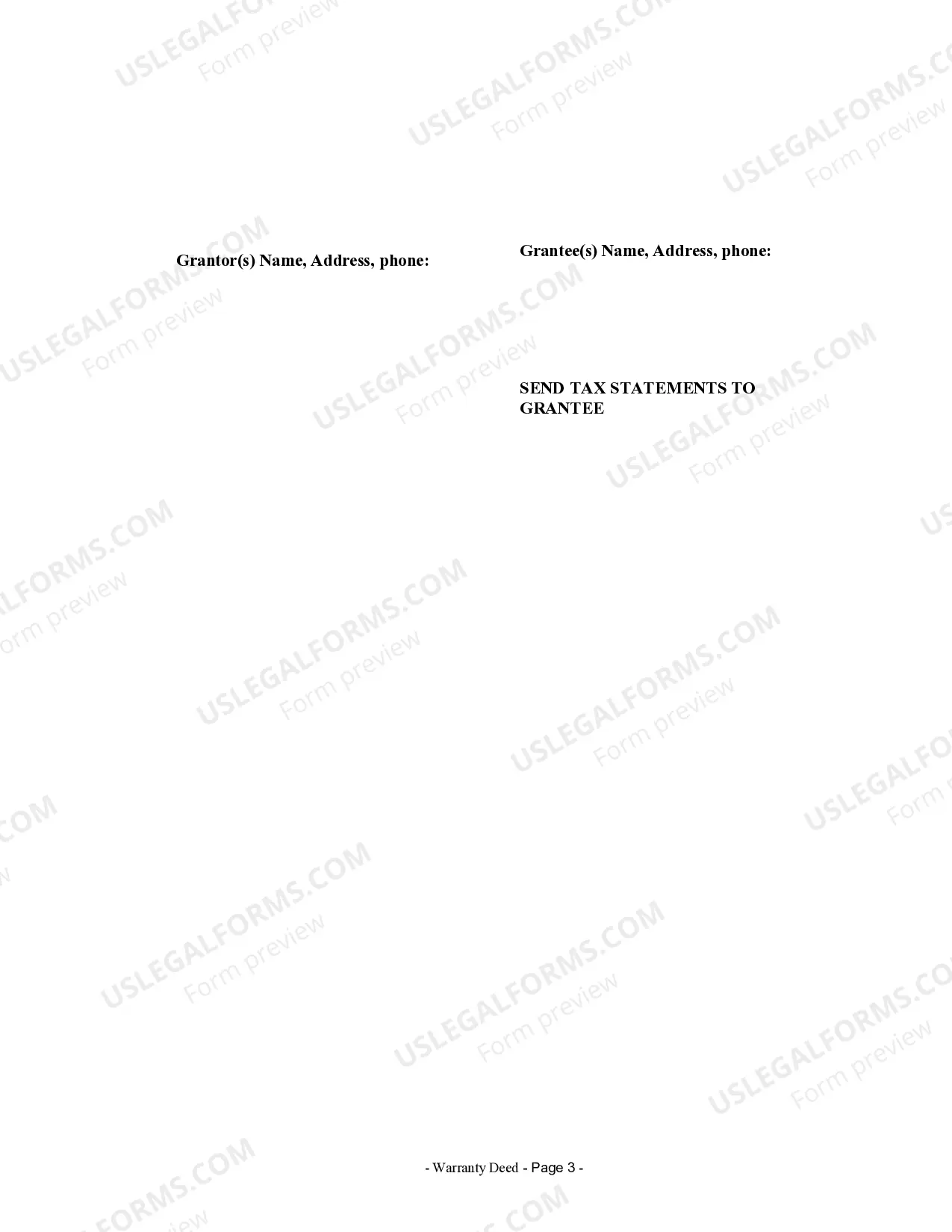 Preview Warranty Deed from Husband and Wife to Corporation