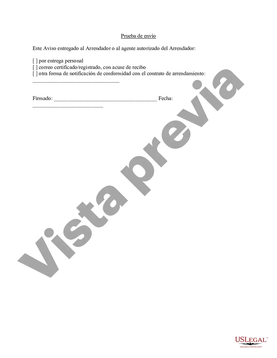 Preview Carta del Inquilino al Propietario que contiene Aviso de que la propiedad gotea durante la lluvia y demanda de reparación