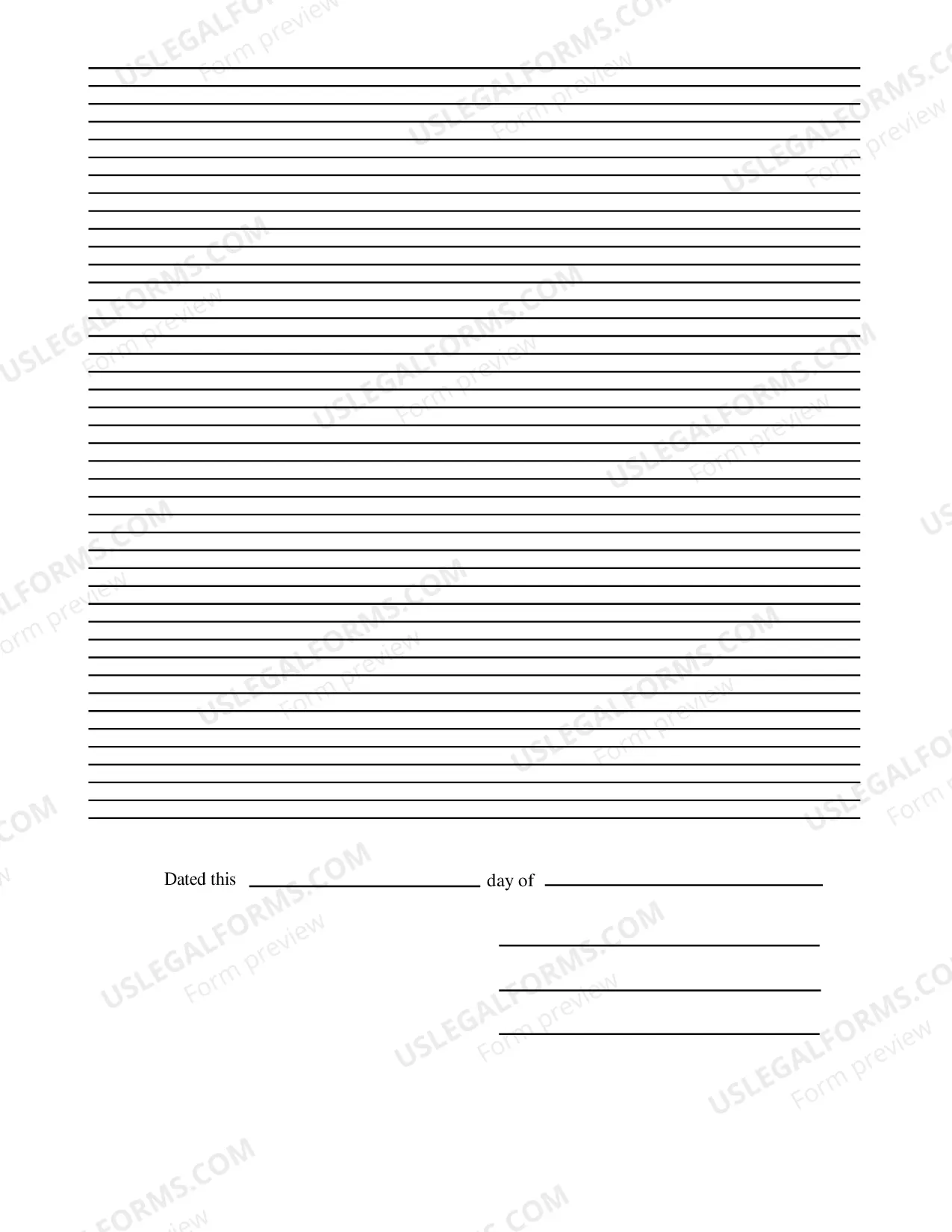 Preview General Petition