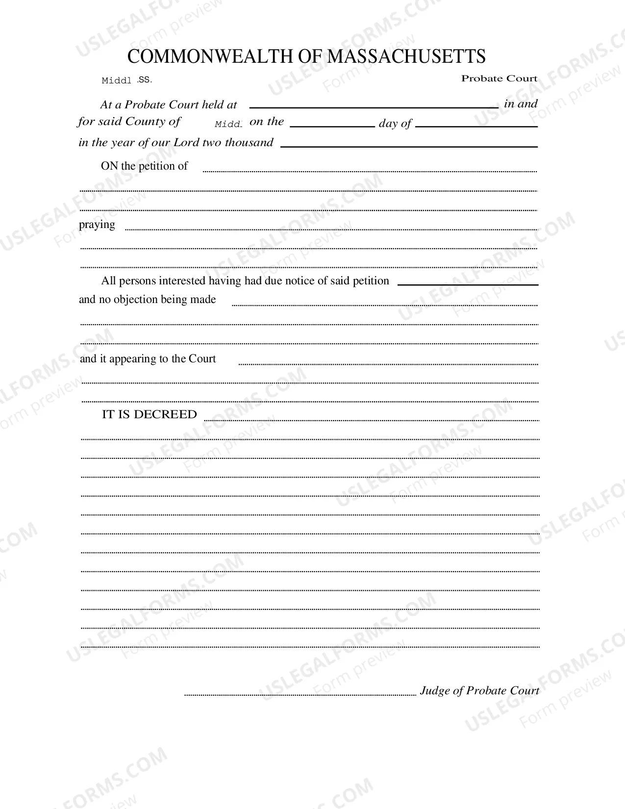 Preview General Petition