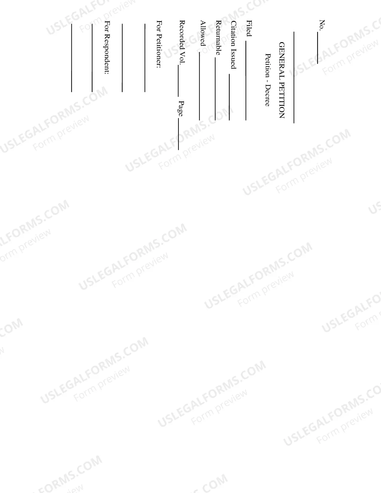 Preview General Petition